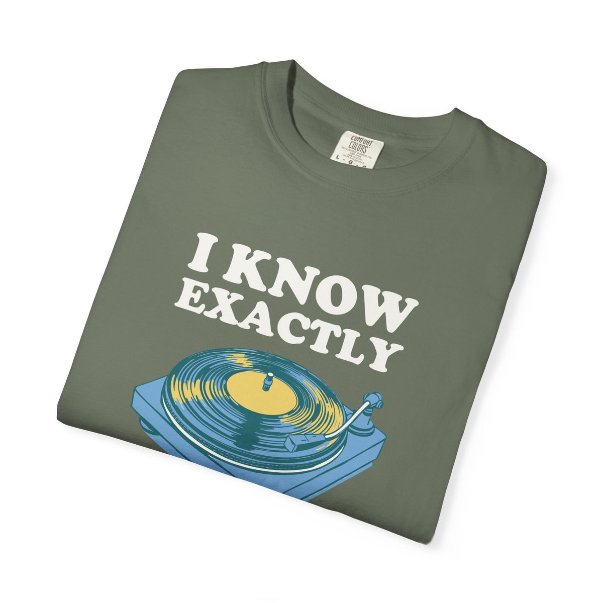 Funny I Know Exactly Where to Drop the Needle Shirt Tee