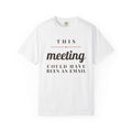 Coworker Gift Shirt - This Meeting Could Have Been an Email Tee