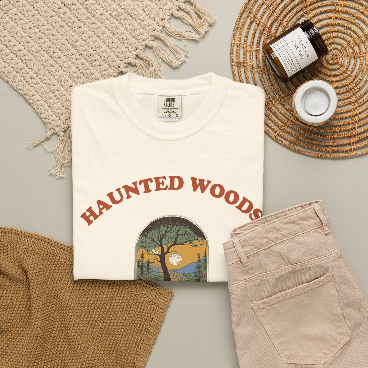 Woods Shirt - Haunted Woods Not Easily Startled out Here