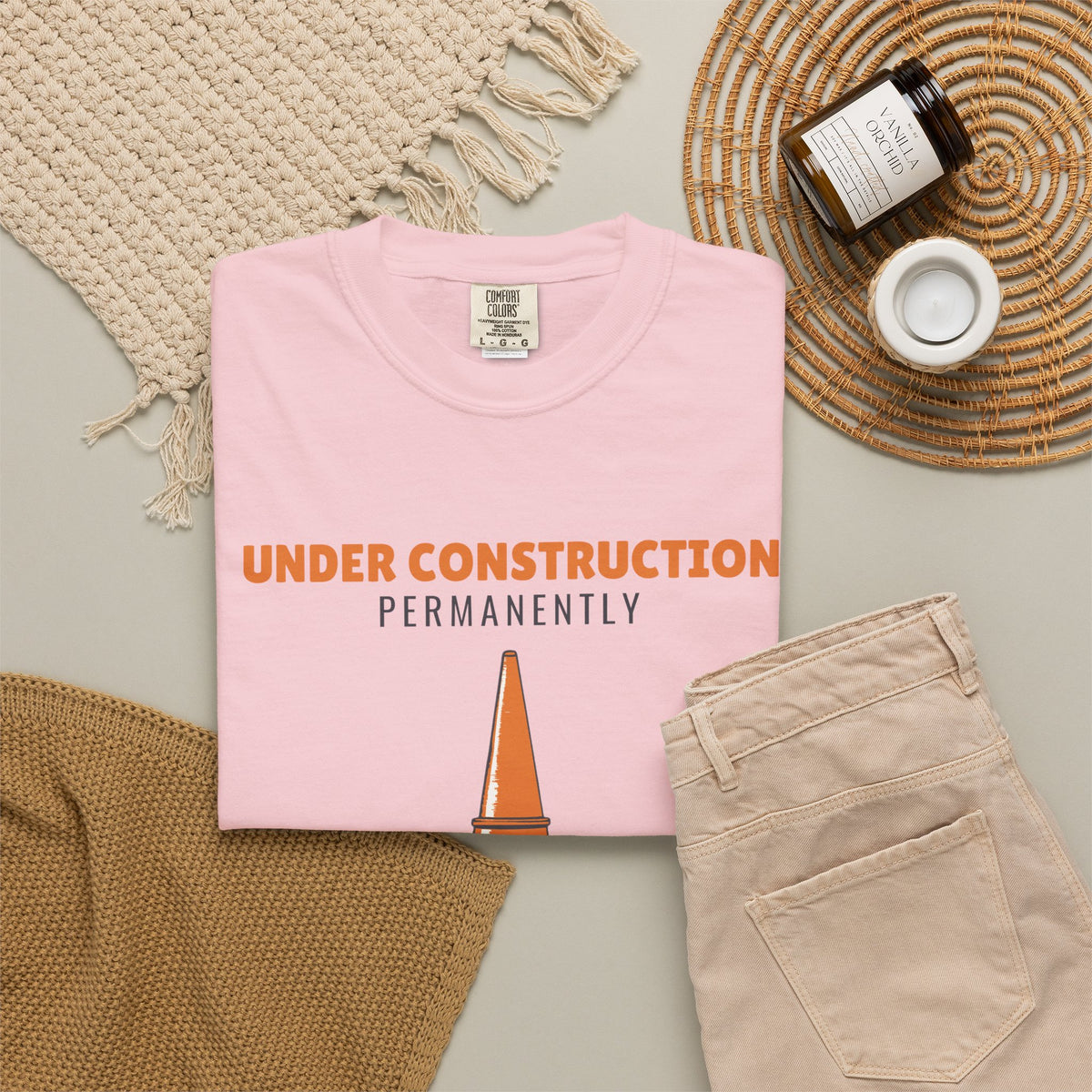 Perfectionist Shirt - Under Construction Permanently Tee