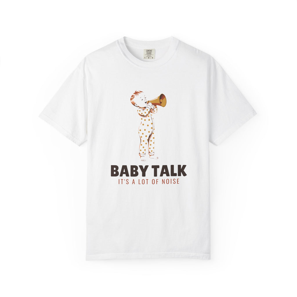 New Grandparent Gift Shirt - Baby Talk It's a Lot of Noise Tee