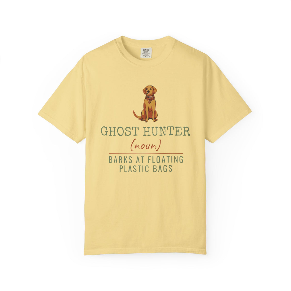 Dog Mom Halloween Shirt - Ghost Hunter Barks at Plastic Bags