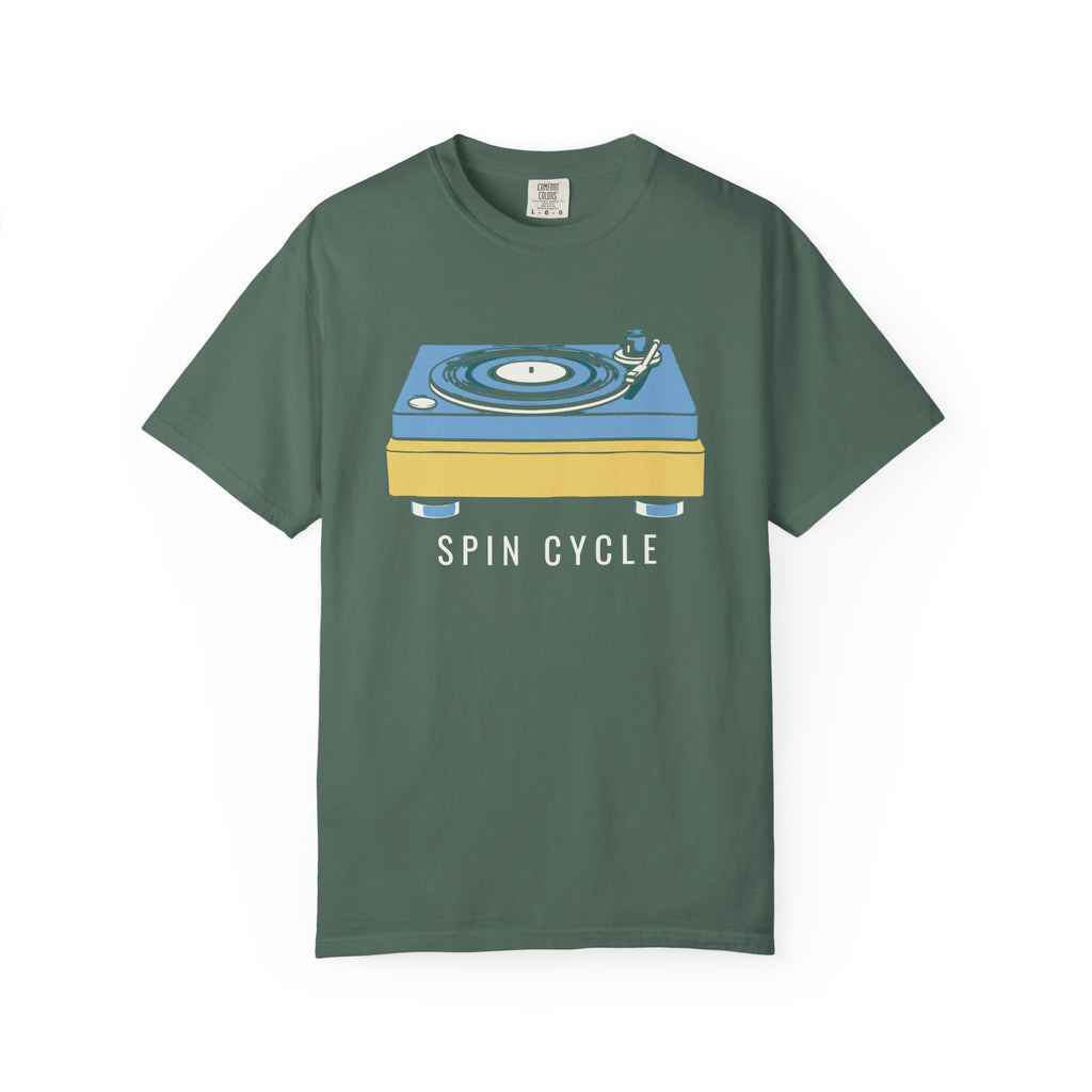 Vinyl Record Shirt - Spin Cycle Record Player Tee for Music Lover