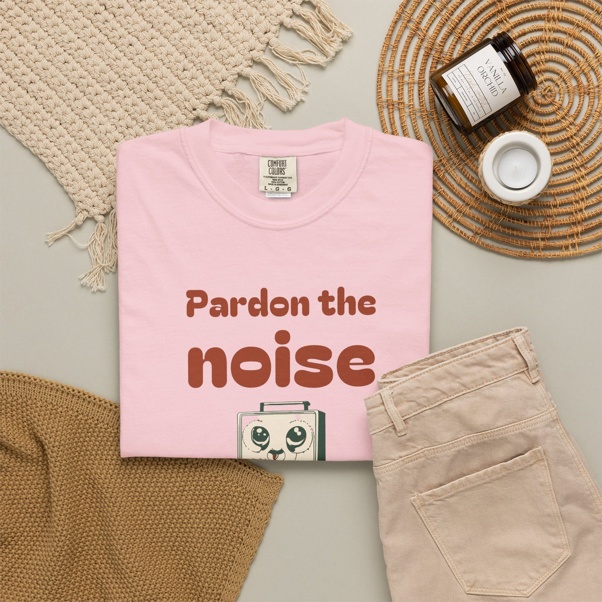 Funny Guitar Player Shirt - Pardon the Noise I'm Making Music