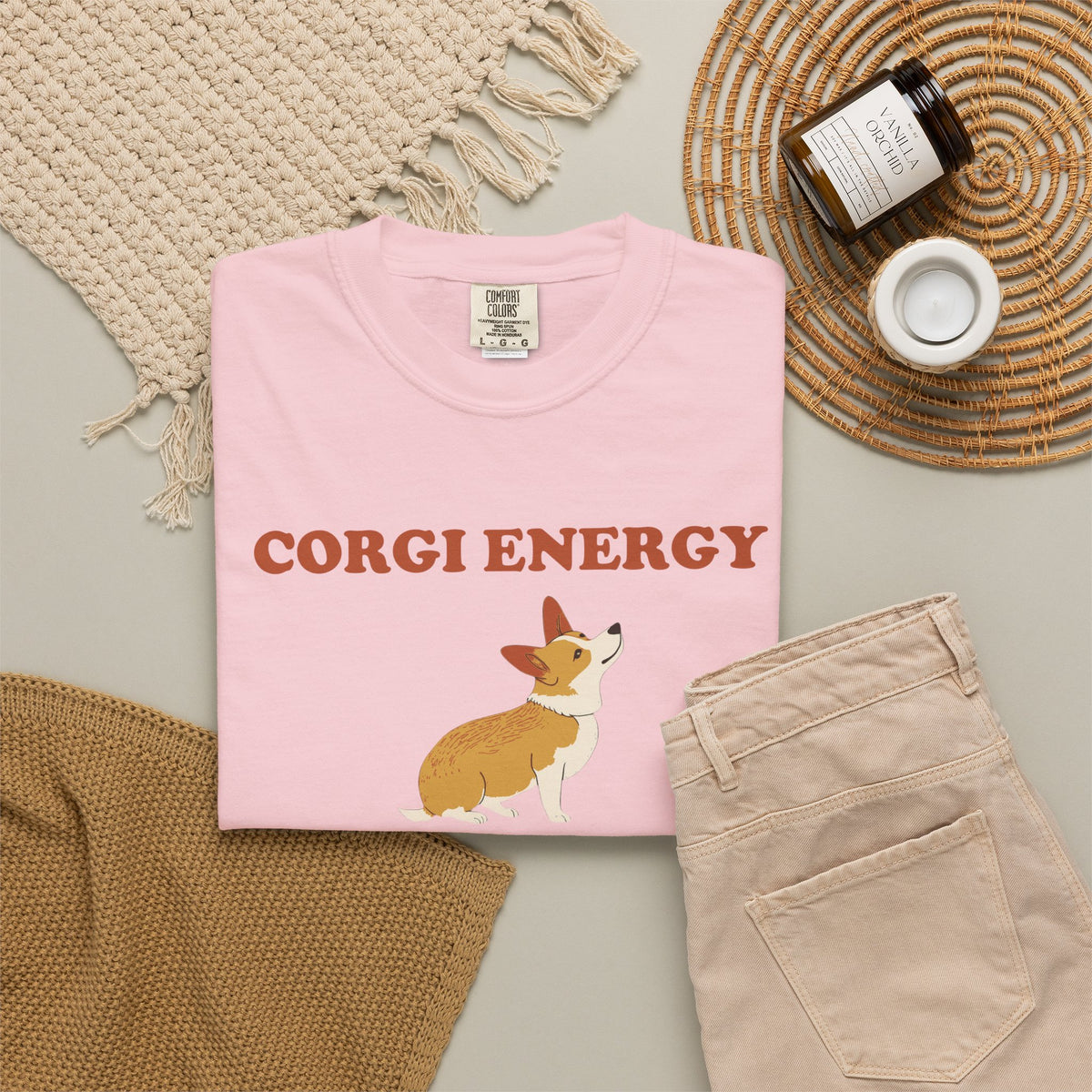 Corgi Owner Shirt - Corgi Energy Short Legs and Pure Drama Tee