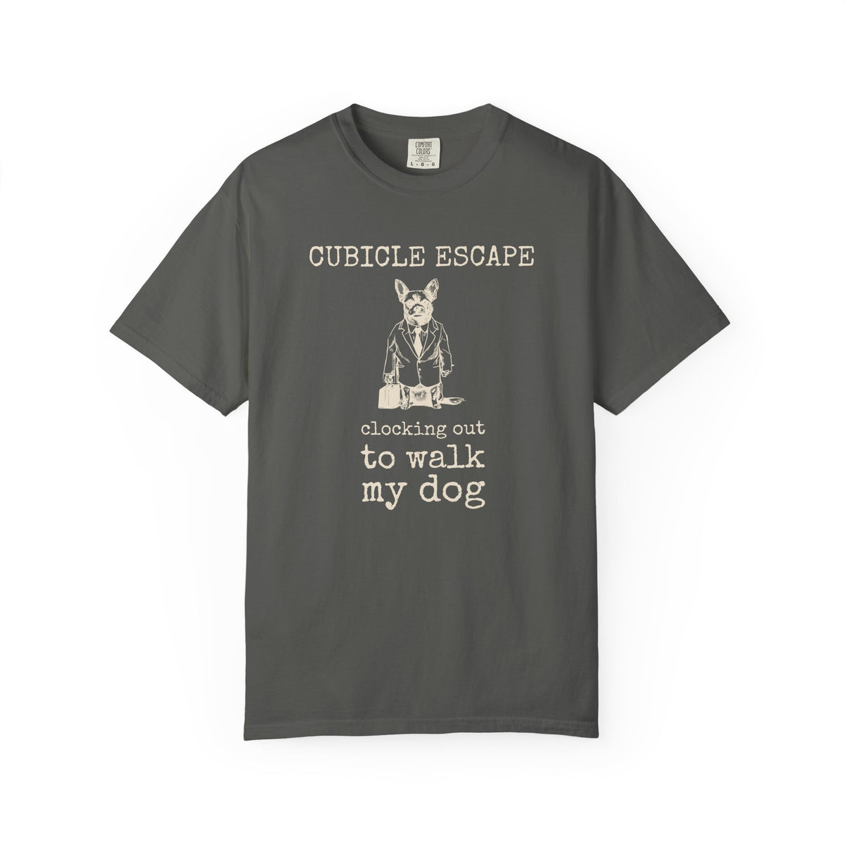 Dog Lover Work Shirt - Cubicle Escape Clocking Out to Walk My Dog