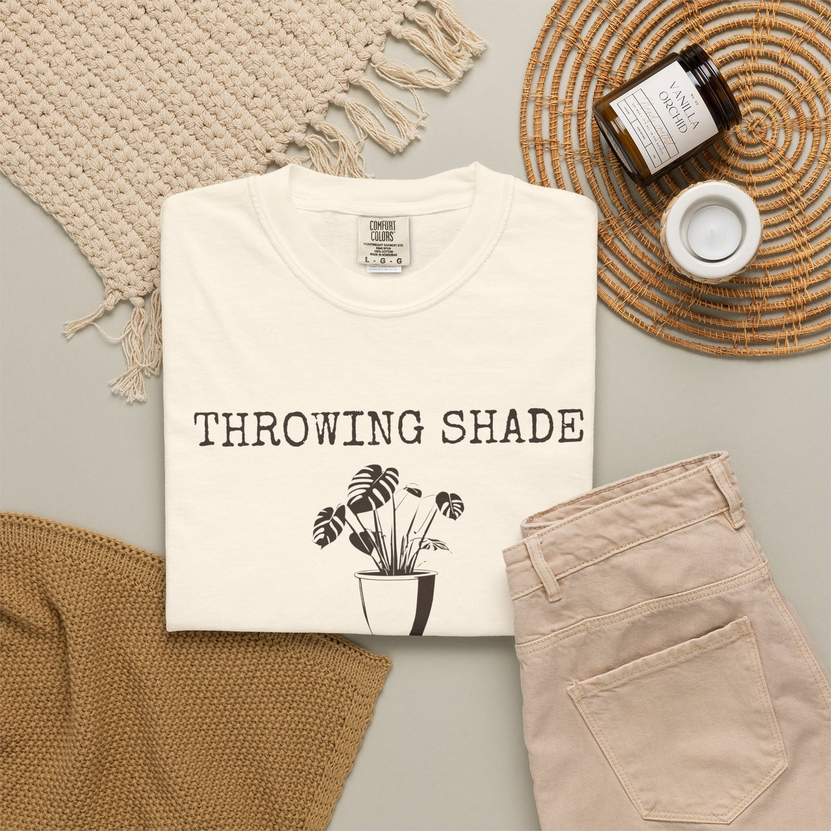 Plant Lover Shirt - Throwing Shade is a Botanical Necessity Tee