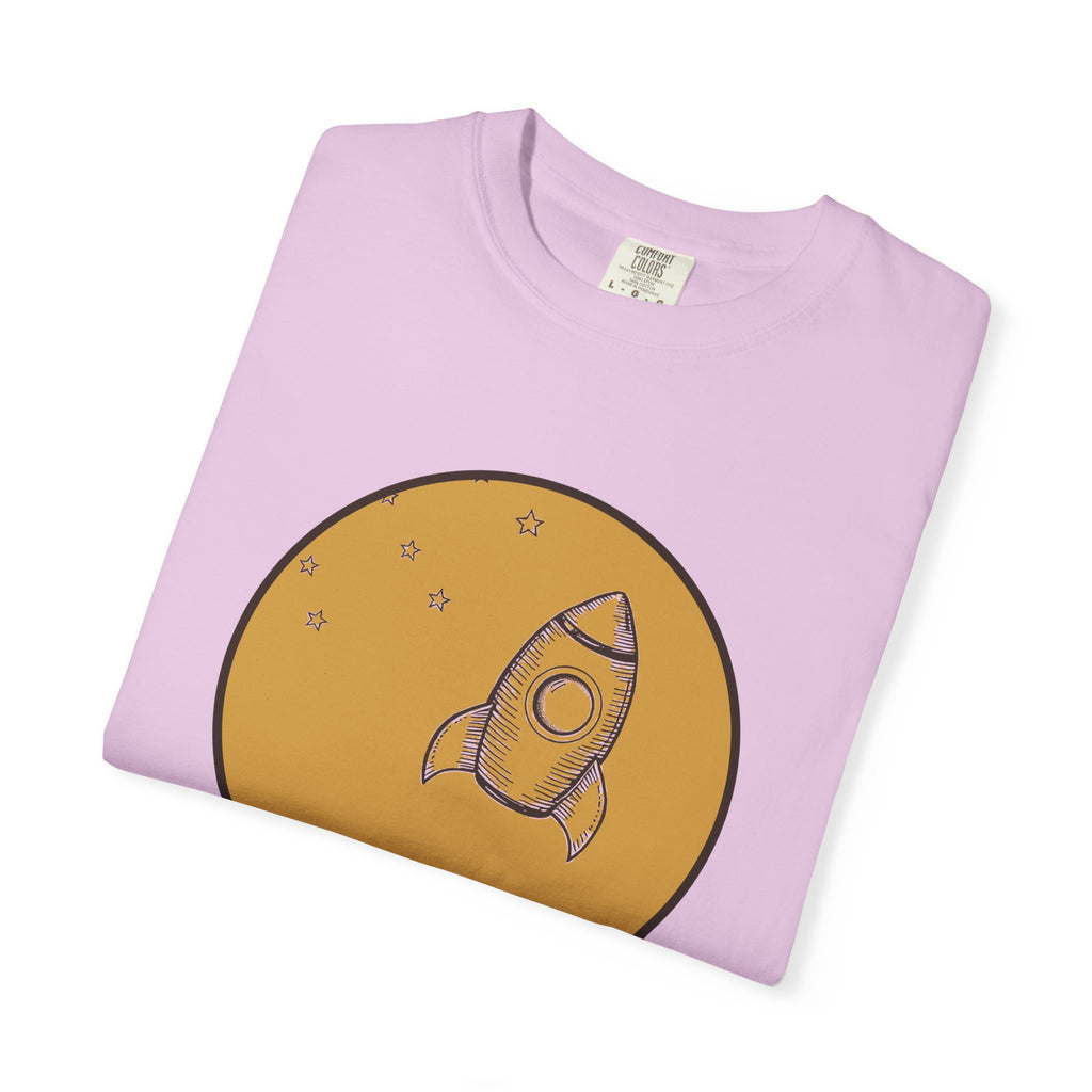 Stargazer Rocket Shirt - Looking Past The Clouds Space Lover Tee