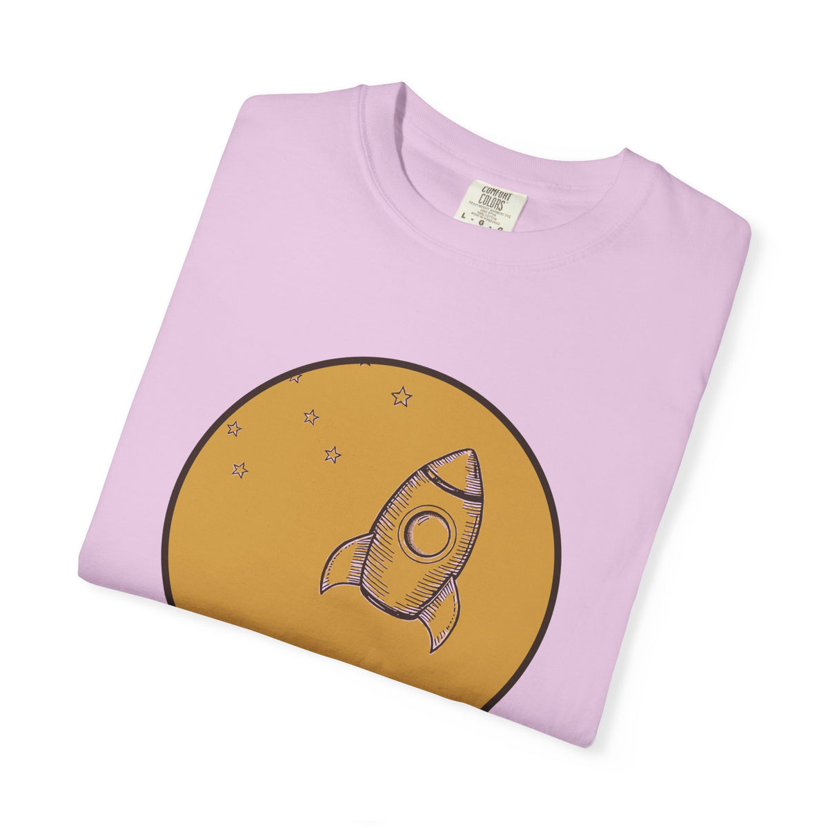Stargazer Rocket Shirt - Looking Past The Clouds Space Lover Tee