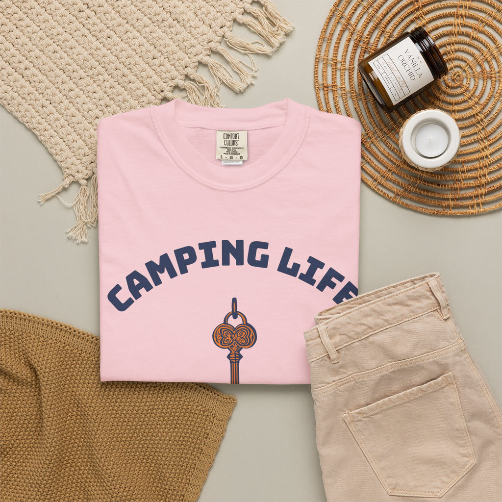 Glamper Gift Shirt - Camping Life Except I'm in a Hotel Tee