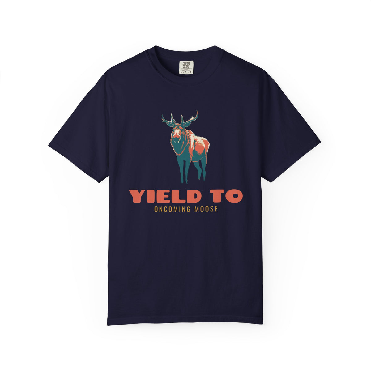 Moose Wildlife Lover Shirt - Yield to Oncoming Moose Tee