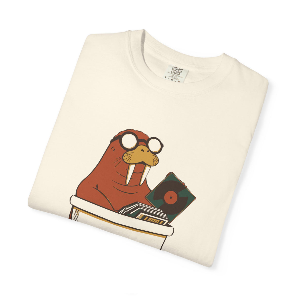 Vinyl Record Digging Tee - Walrus Finds Record