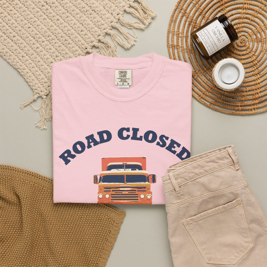 Introvert Gift Shirt - Road Closed Snowed in by Choice Tee