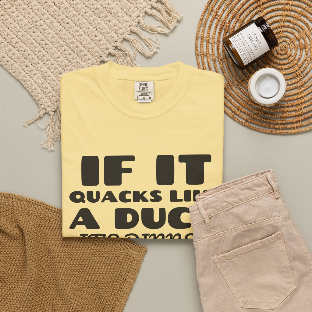 Duck Hunter Fall Shirt - If It Quacks Like a Duck It's Dinner Tee