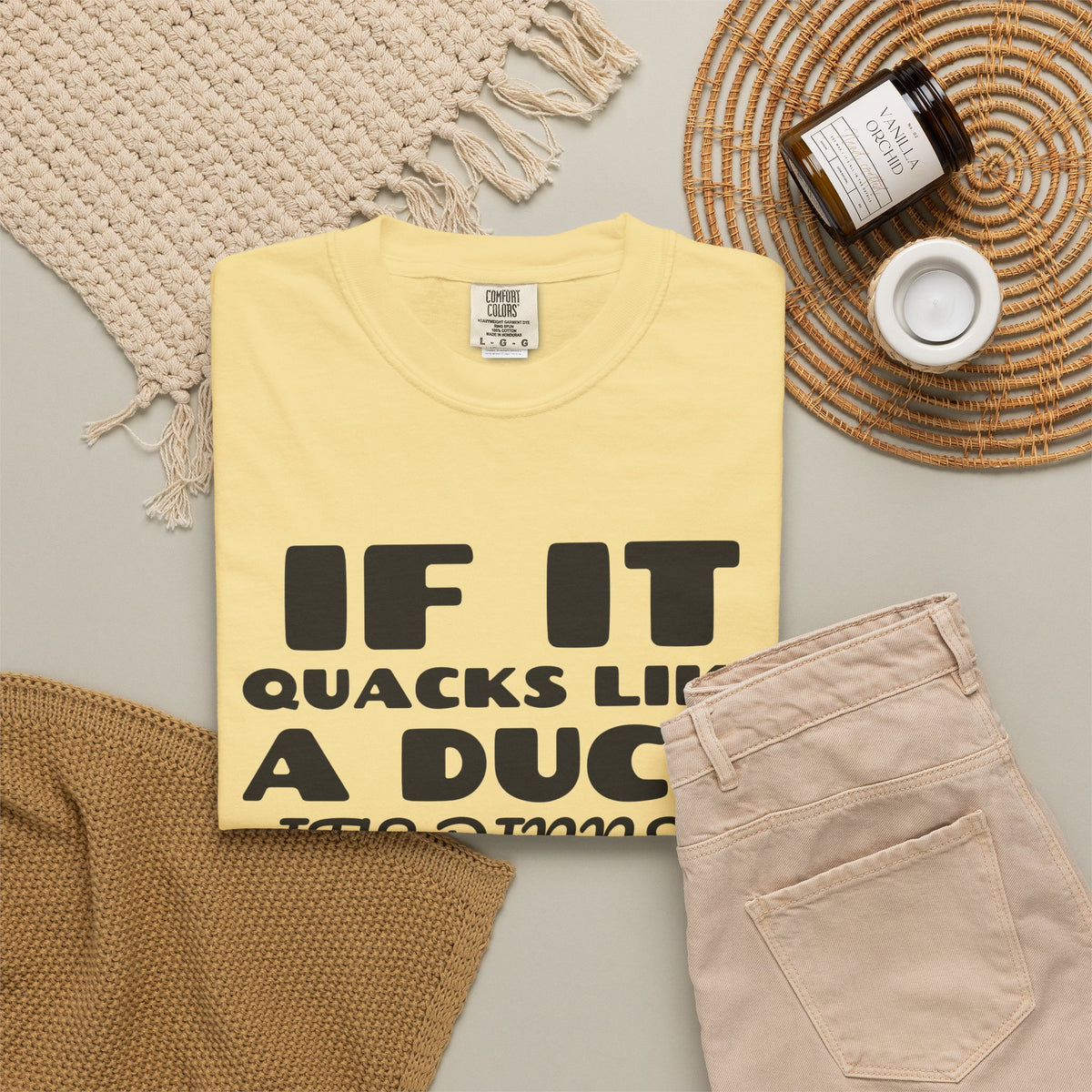 Duck Hunter Fall Shirt - If It Quacks Like a Duck It's Dinner Tee