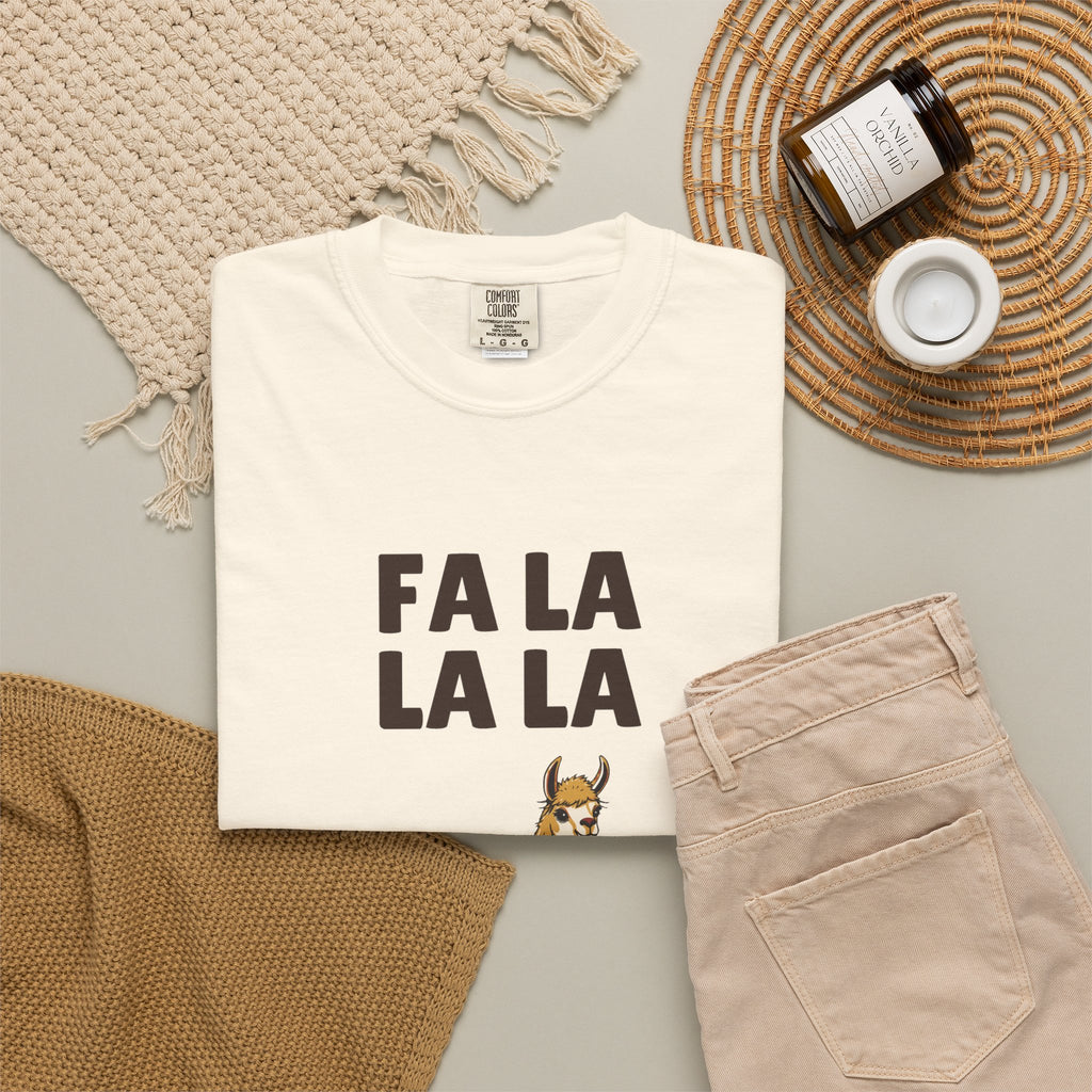 Llama Lover Shirt - Fa La La La Llama Tee