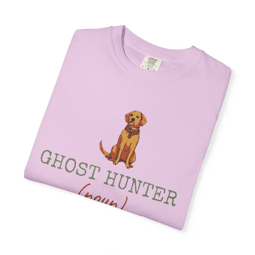 Dog Mom Halloween Shirt - Ghost Hunter Barks at Plastic Bags