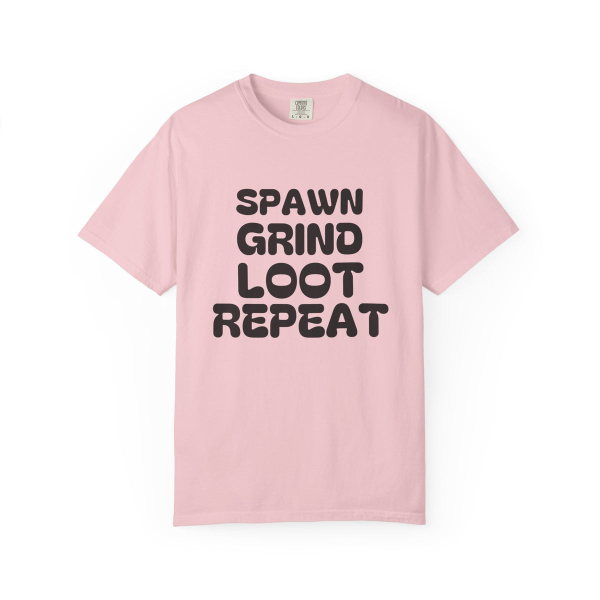 Hardcore Mmo Level Grinder Shirt - Spawn Grind Loot Repeat Tee