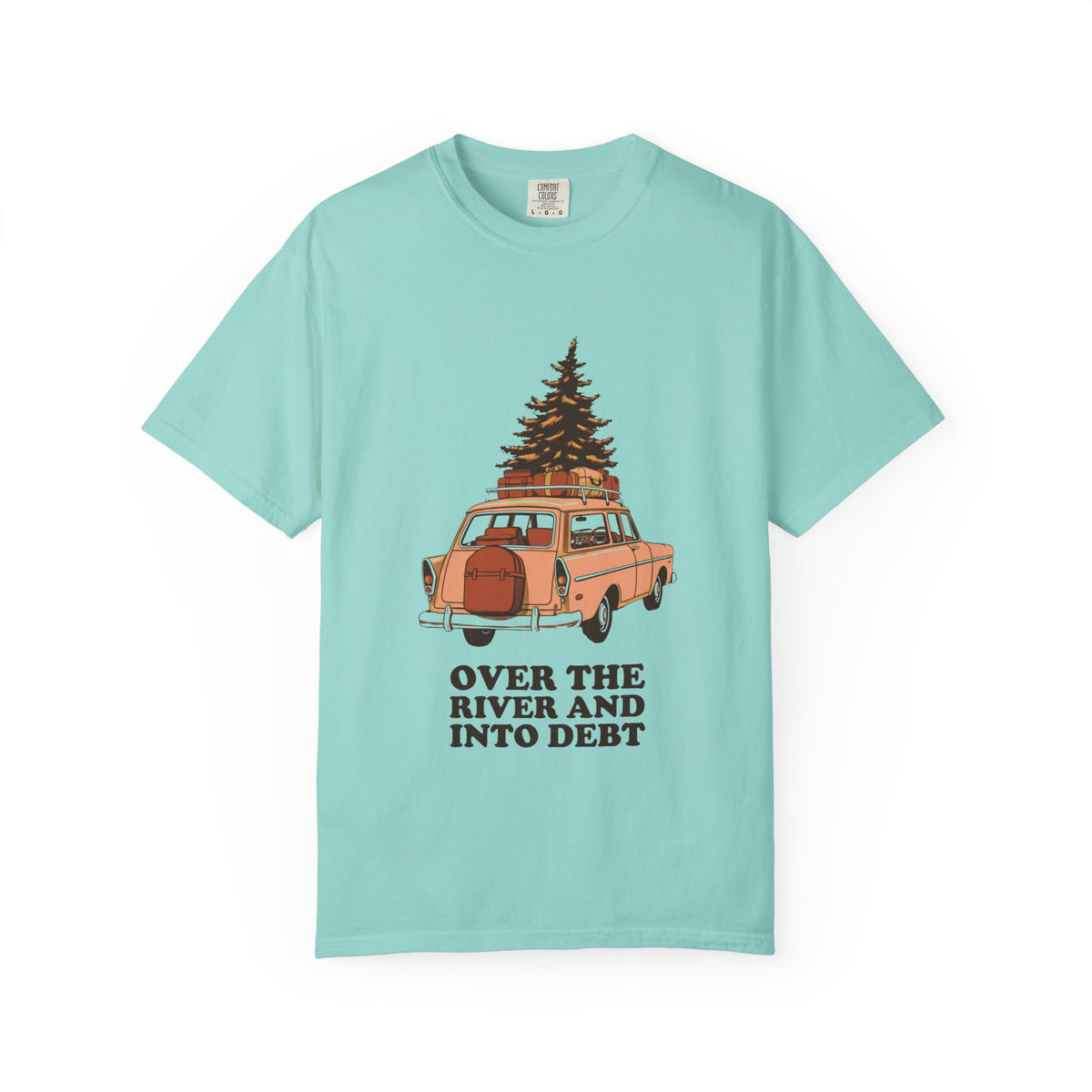 Tree Graphic Shirt - Over The River And Into Debt Tee