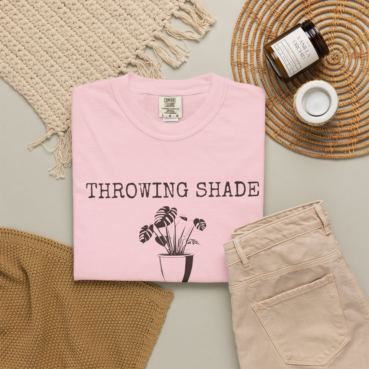 Plant Lover Shirt - Throwing Shade is a Botanical Necessity Tee
