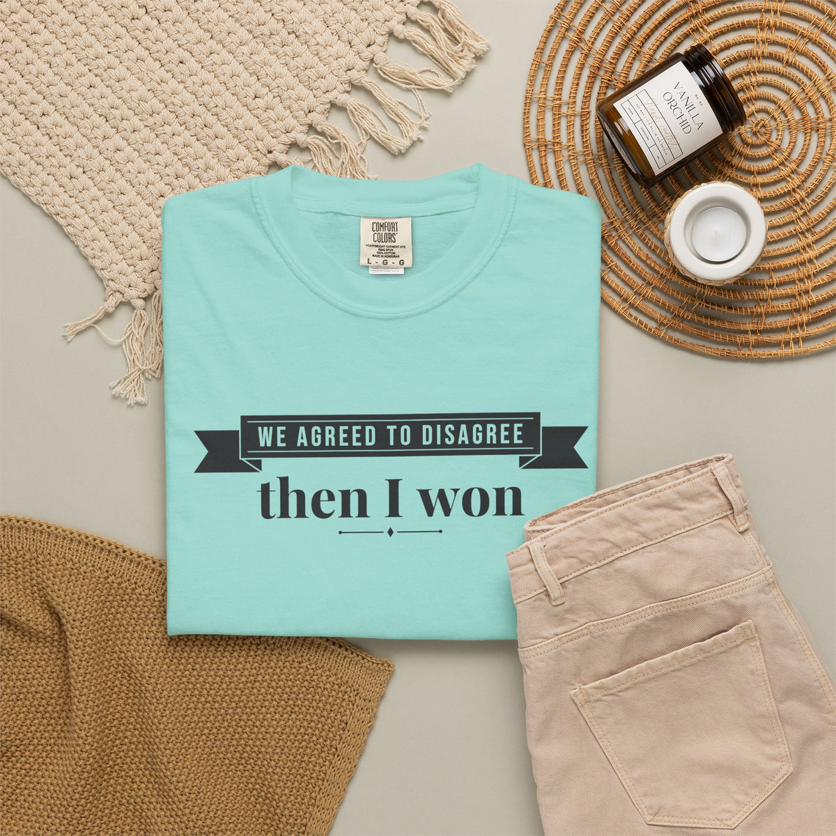 Wife Gift Shirt - We Agreed to Disagree Then I Won Tee