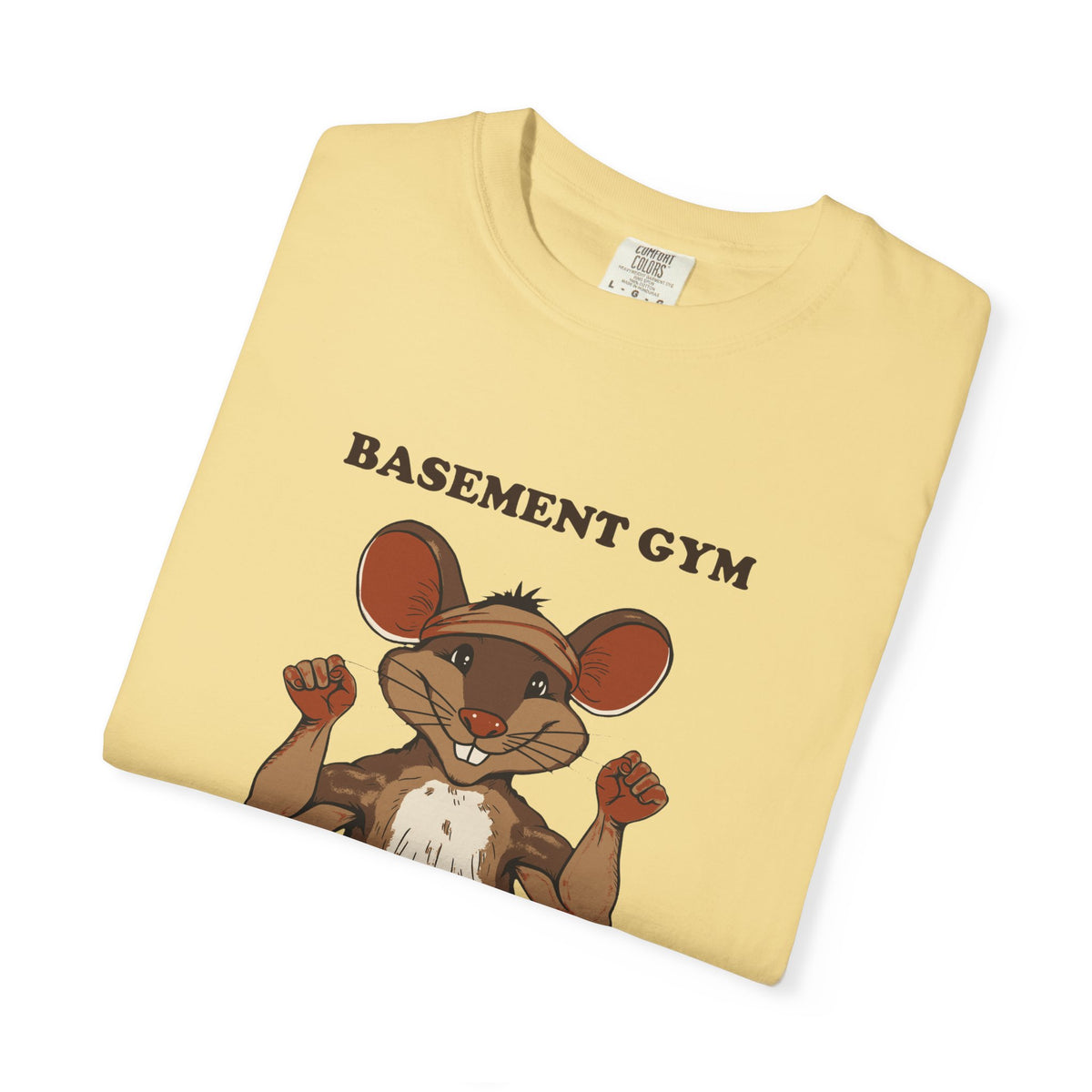 Gym Shirt - Basement Gym Chalk Dust And Barbell Rust Tee