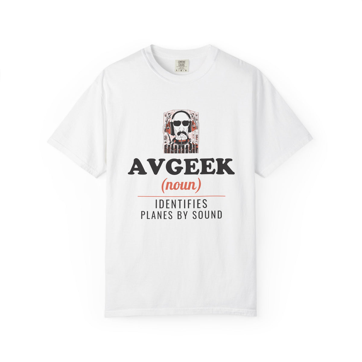 Avgeek Identifies Planes by Sound Shirt Plane Spotter Tee