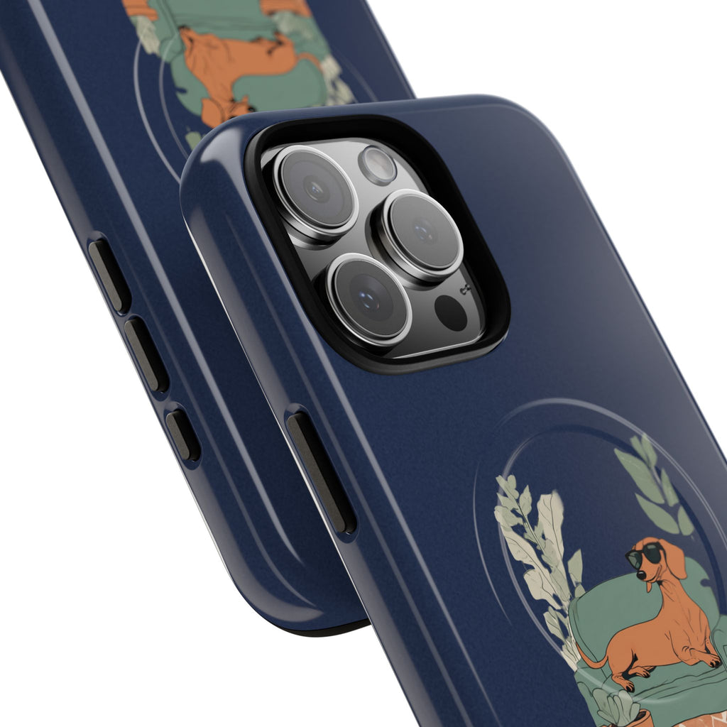 Working Hard So My Dog Can Sleep In MagSafe Phone Case