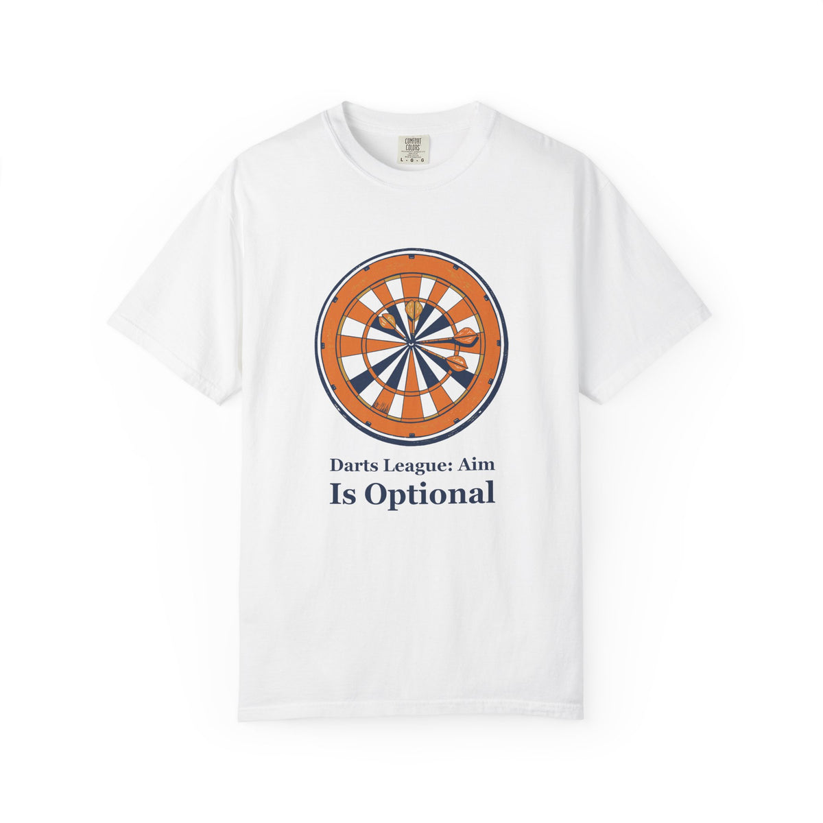 Darts Player Gift Shirt - Darts League: Aim is Optional Tee
