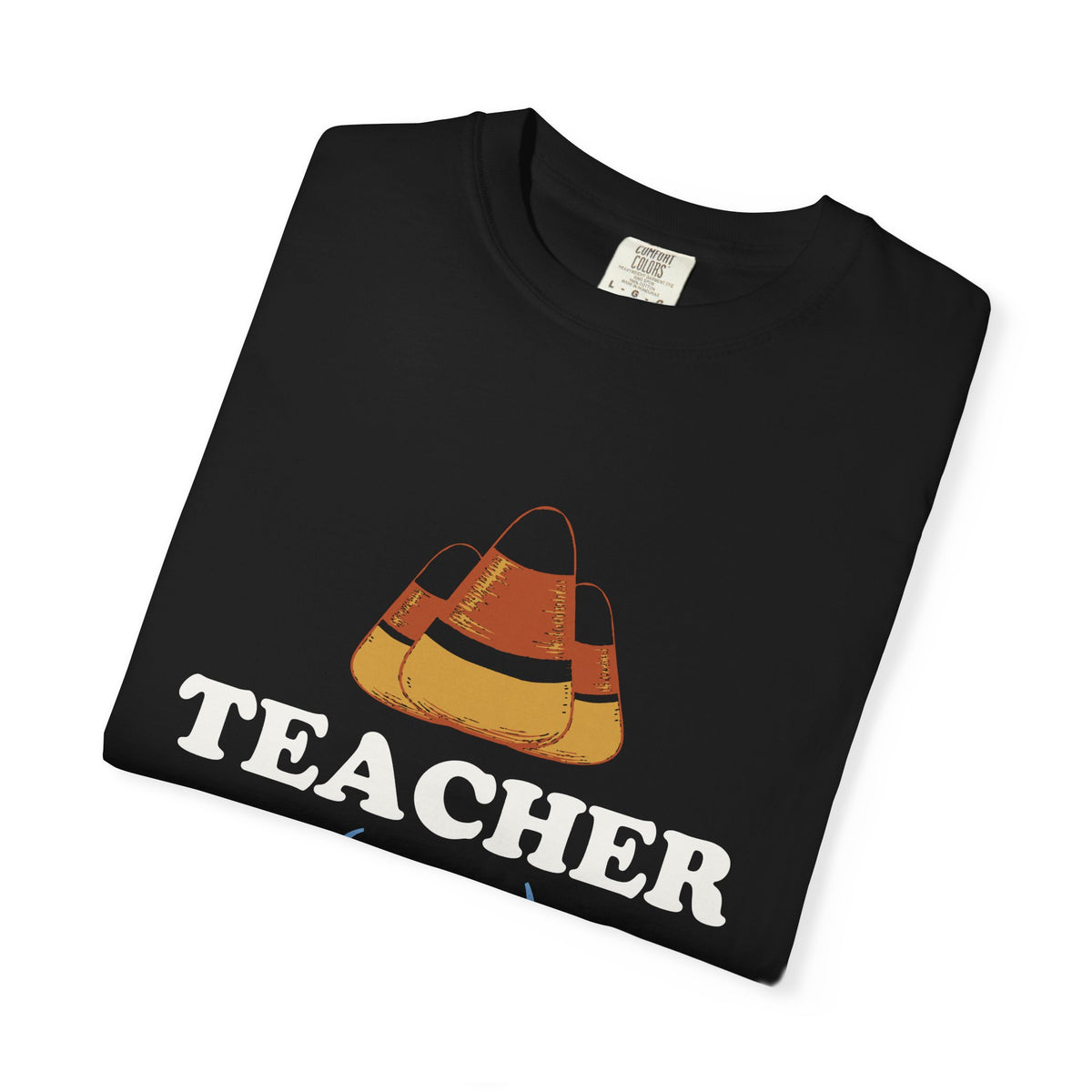 Teacher Halloween Shirt - Teacher Surviving Entirely on Candy Corn