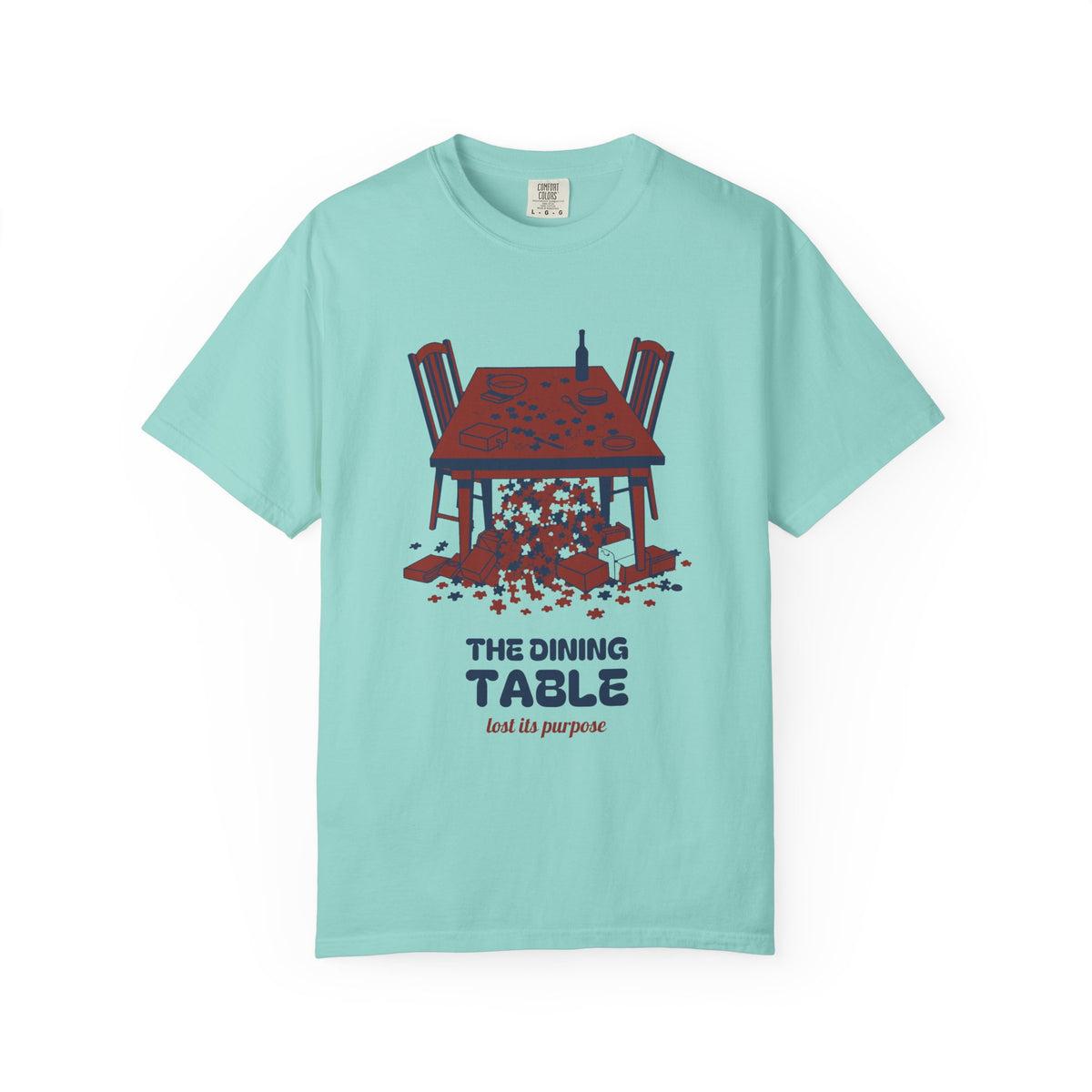 Puzzle Family Shirt - The Dining Table Lost Its Purpose Tee