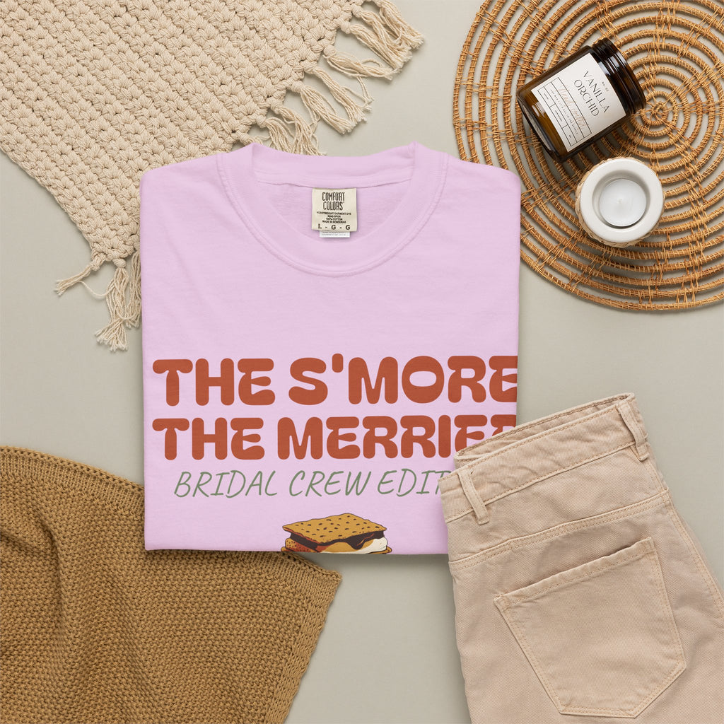 Bachelorette Party Shirt - The S'more the Merrier Bridal Crew Edition
