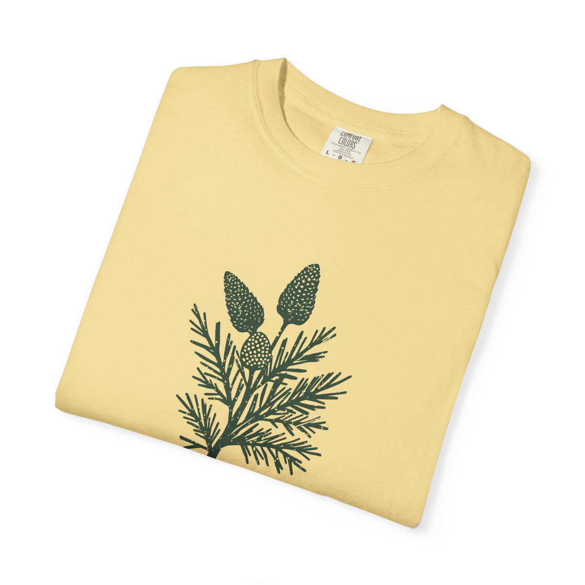 Funny Pine and Cone Shirt - Forest Imagery Winter Gift Tee
