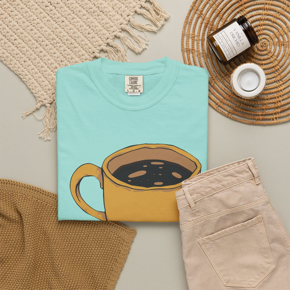 Coffee Lover Shirt - Strong Coffee Quiet Mornings Tee