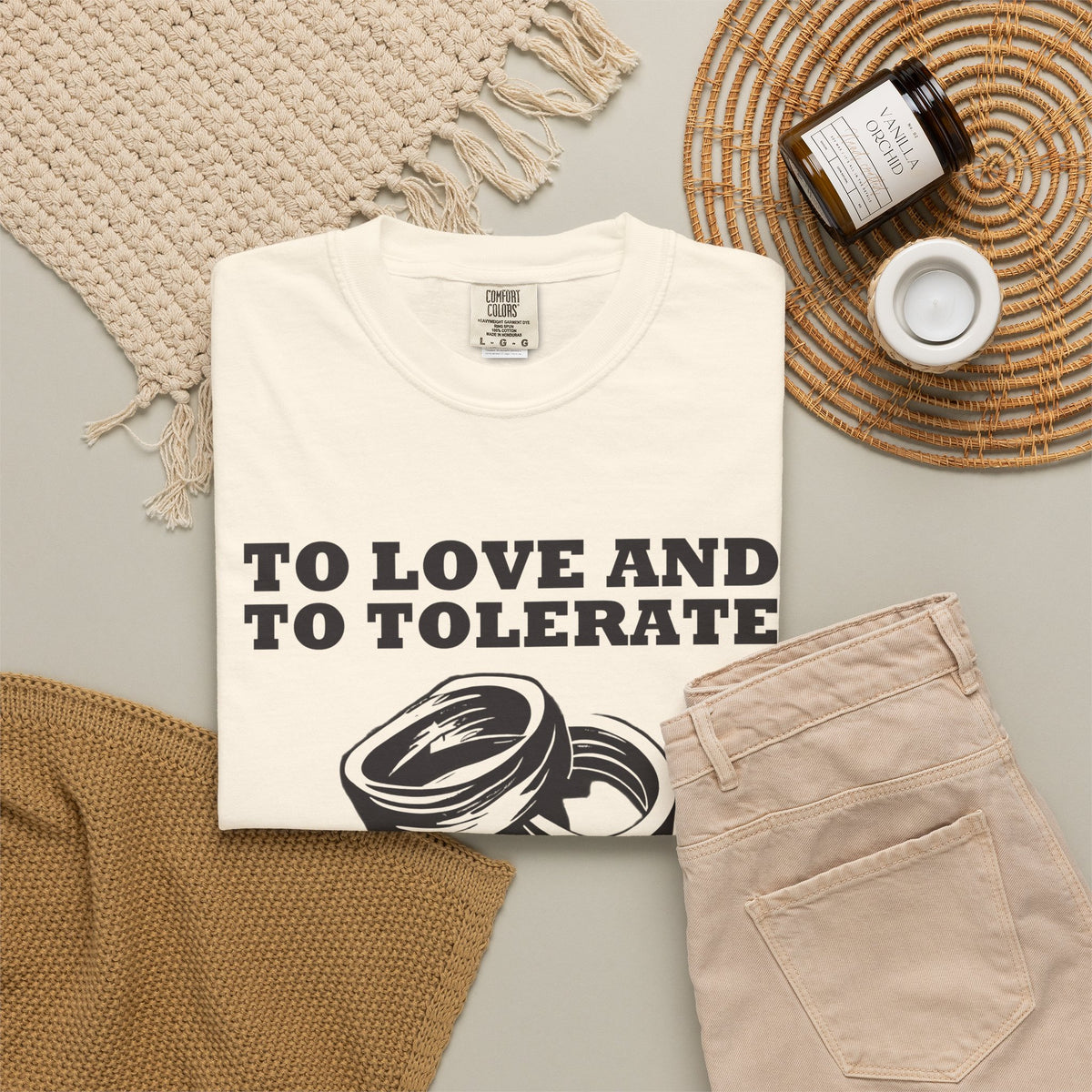 Valentine Couple Gift Shirt - To Love and to Tolerate Tee