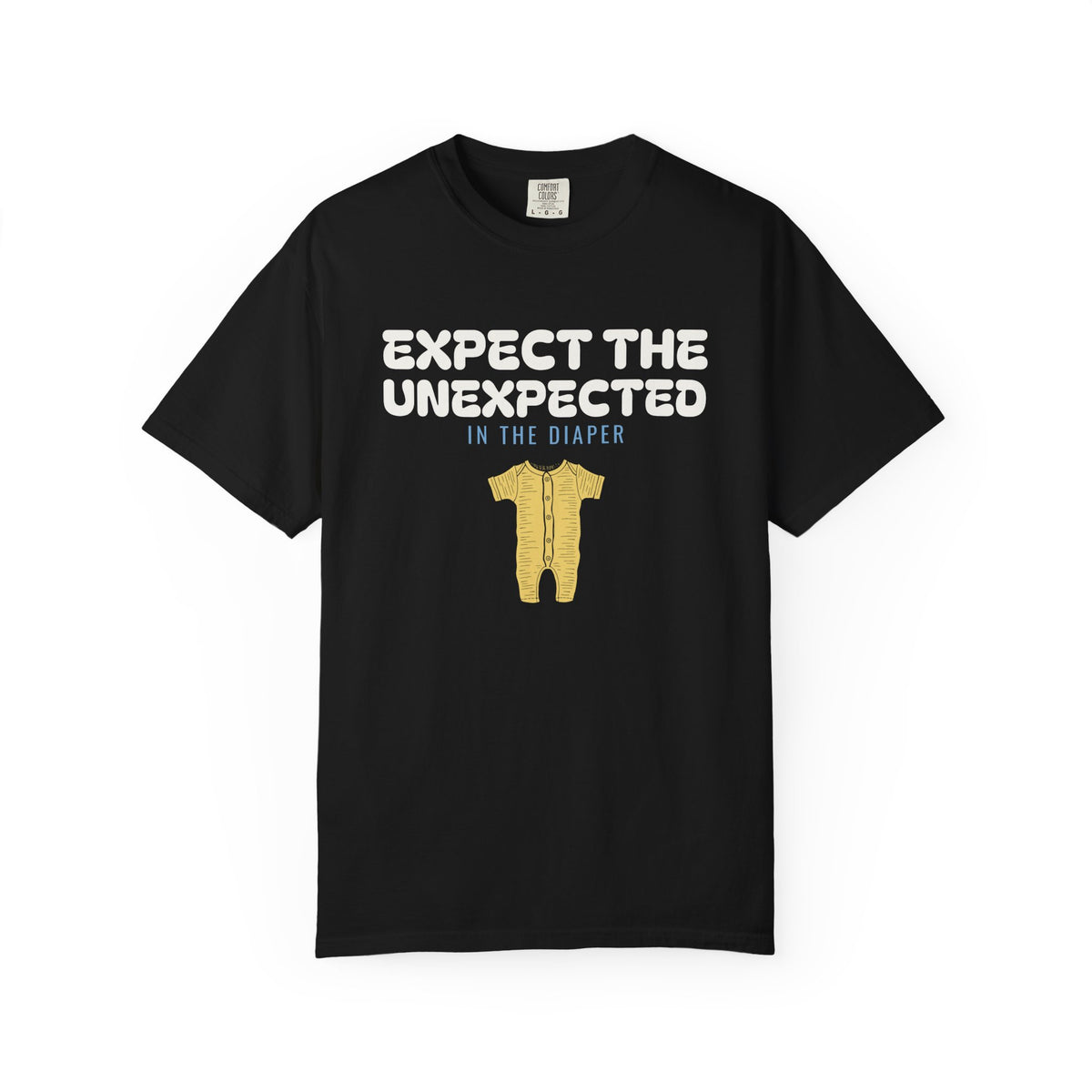 New Dad Shirt - Expect the Unexpected in the Diaper Tee