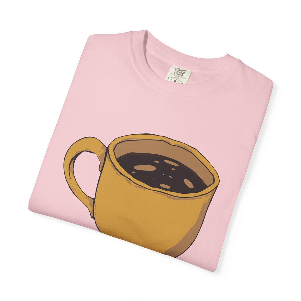 Coffee Lover Shirt - Strong Coffee Quiet Mornings Tee