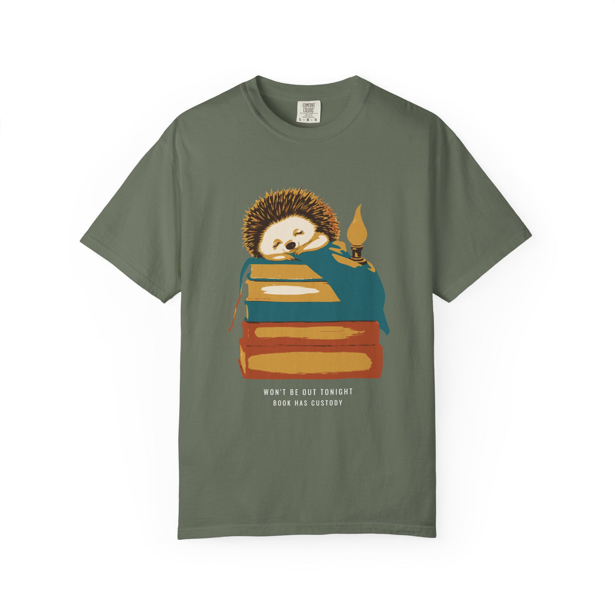 Cozy Reader Shirt - Won't Be Out Tonight Book Has Custody Tee