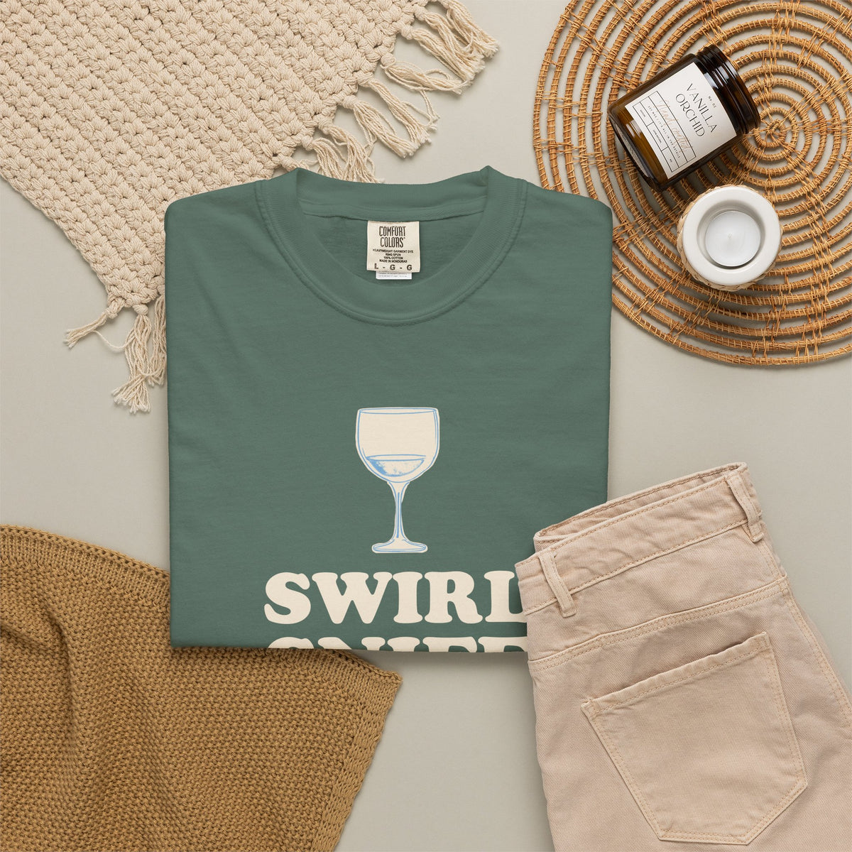 Wine Tasting Shirt - Swirl Sniff Sip Stumble Tee
