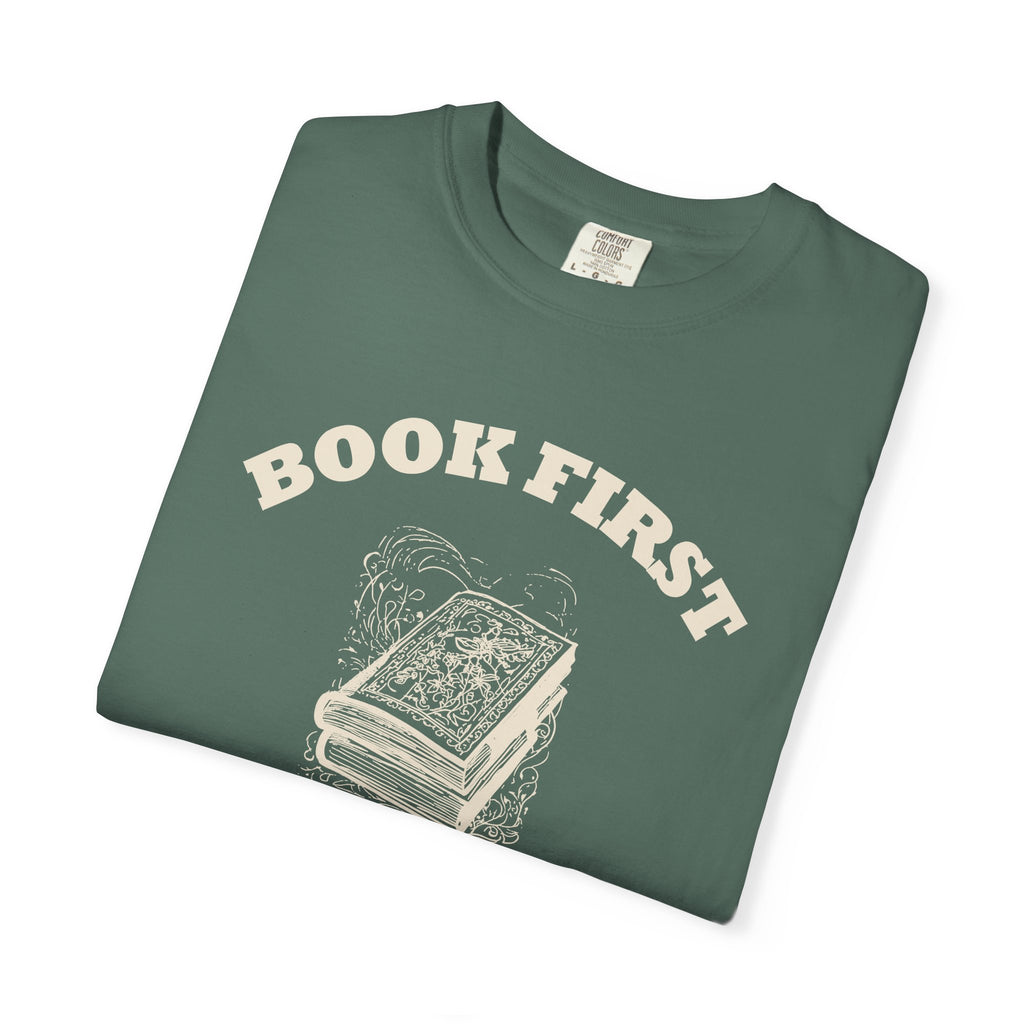 Literary Enthusiast Shirt - Book First The Novel Was Vastly Superior