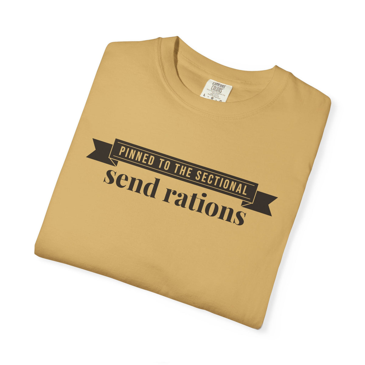 Cat Owner Shirt - Pinned to the Sectional Send Rations Tee