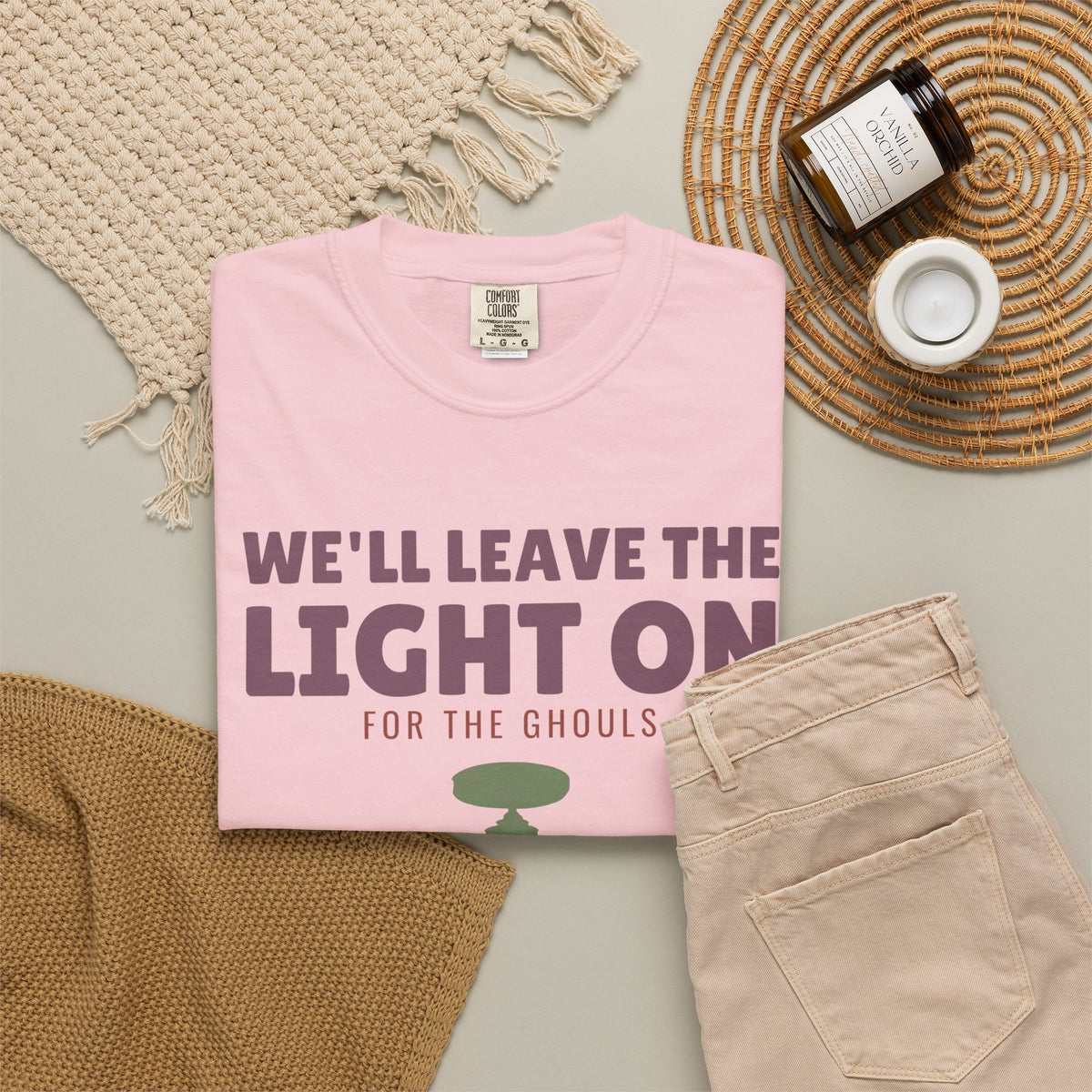 Ghost Halloween Shirt - We'll Leave the Light on for the Ghouls