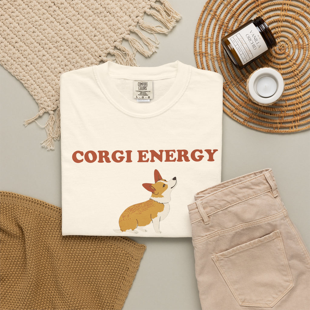Corgi Owner Shirt - Corgi Energy Short Legs and Pure Drama Tee