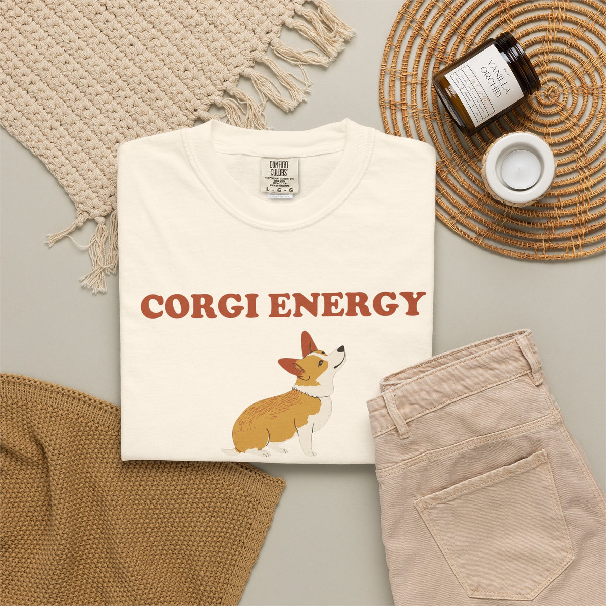 Corgi Owner Shirt - Corgi Energy Short Legs and Pure Drama Tee