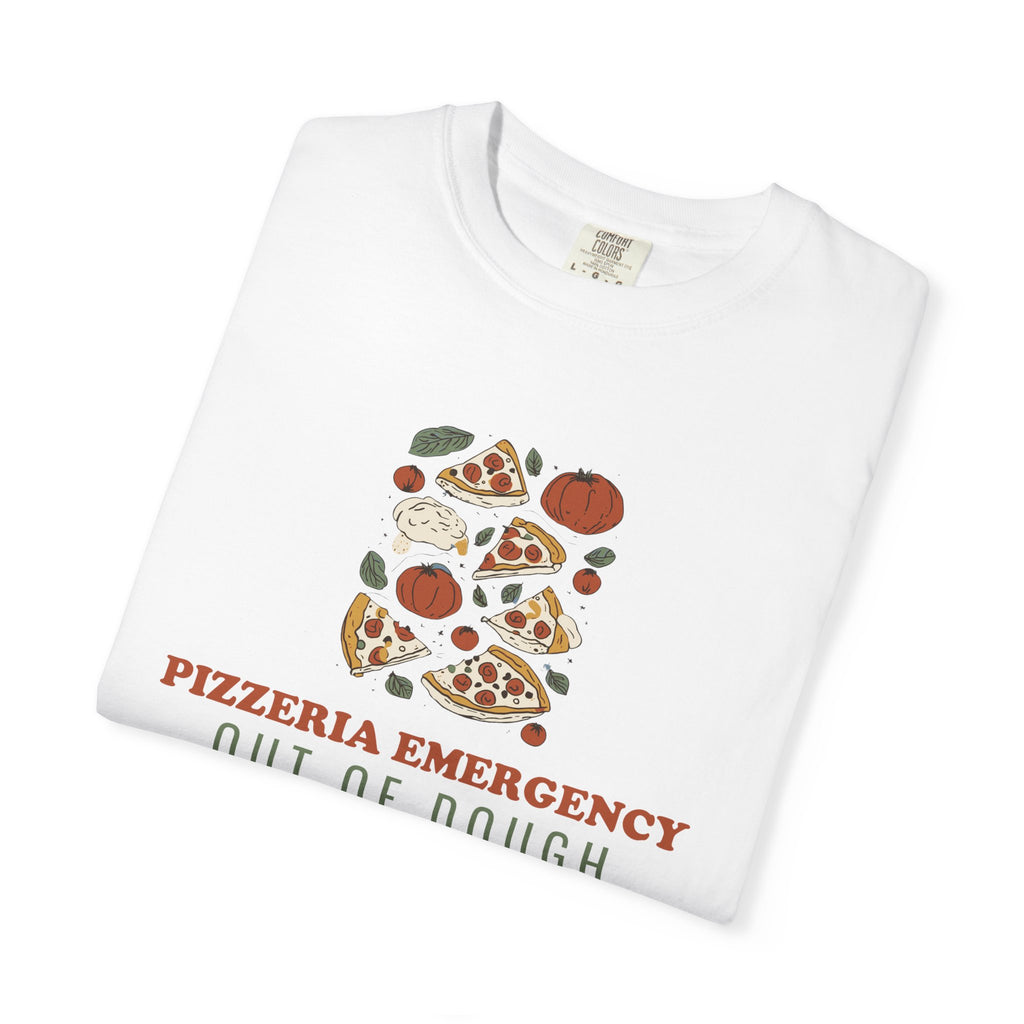 Pizza Lover Shirt - Pizzeria Emergency Out of Dough and Tomatoes Tee