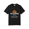 Teacher Halloween Shirt - Teacher Surviving Entirely on Candy Corn