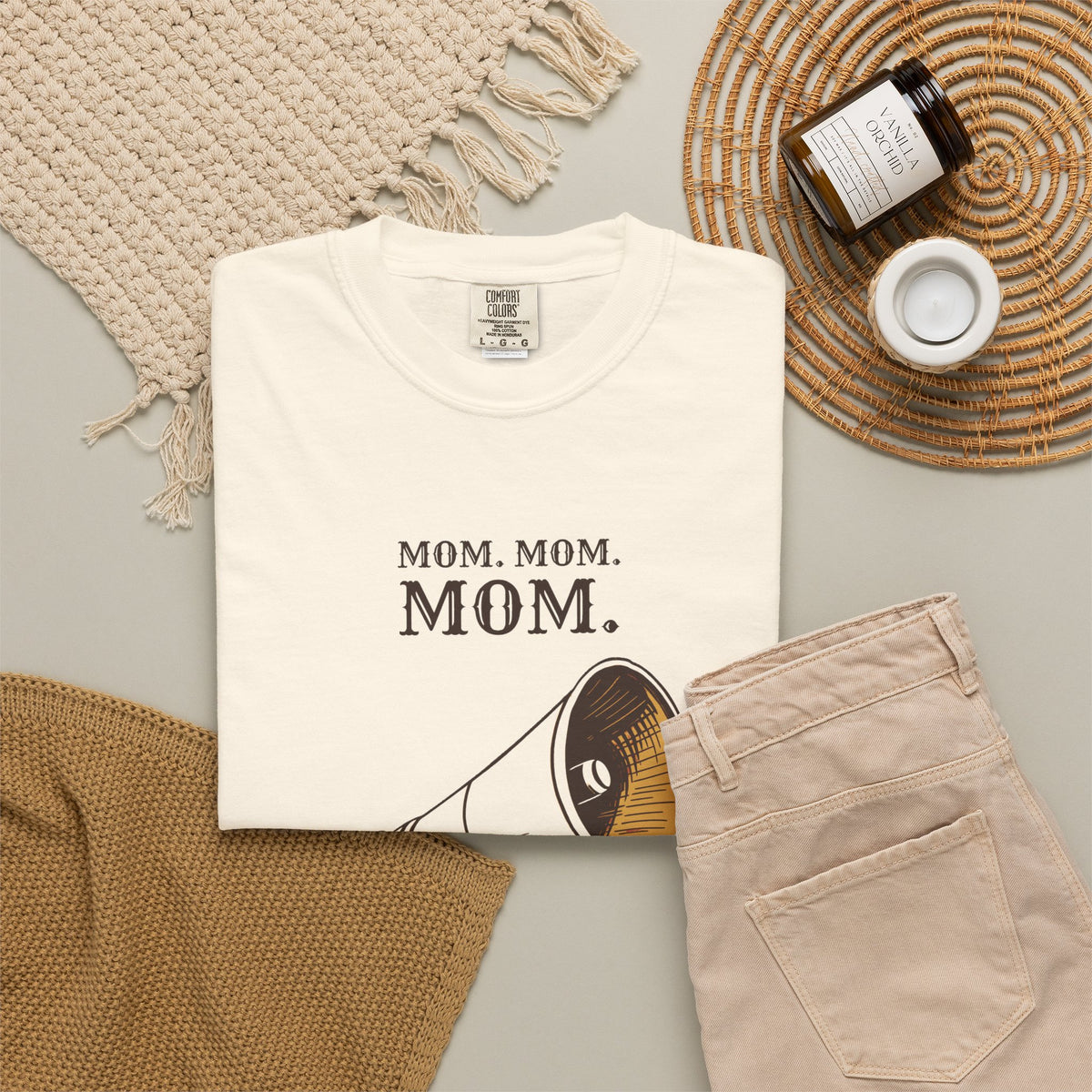Mom. Mom. Mom. What? Nothing Shirt Tired Parent Tee