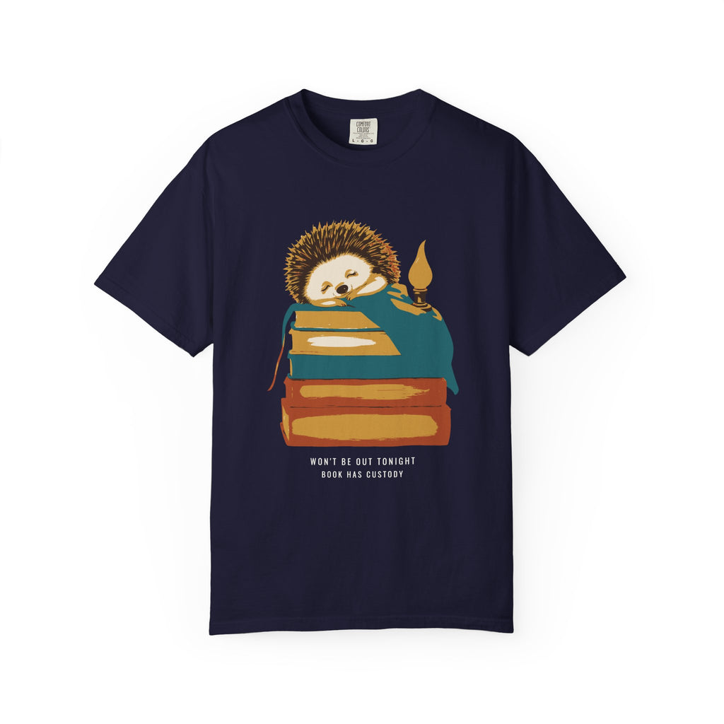 Cozy Reader Shirt - Won't Be Out Tonight Book Has Custody Tee