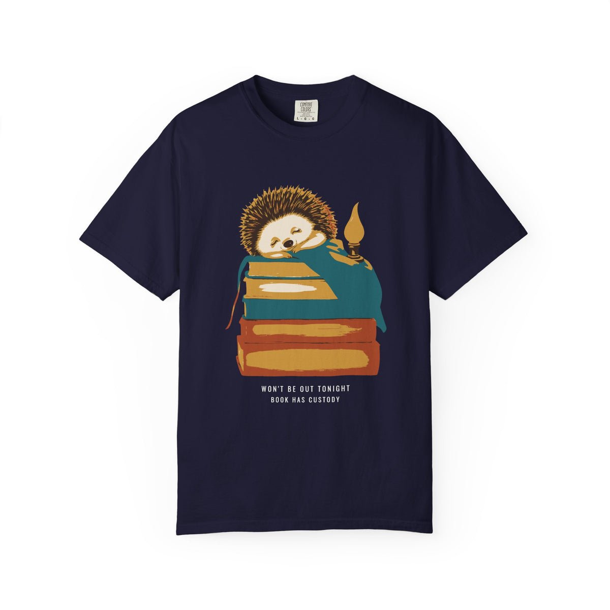 Cozy Reader Shirt - Won't Be Out Tonight Book Has Custody Tee