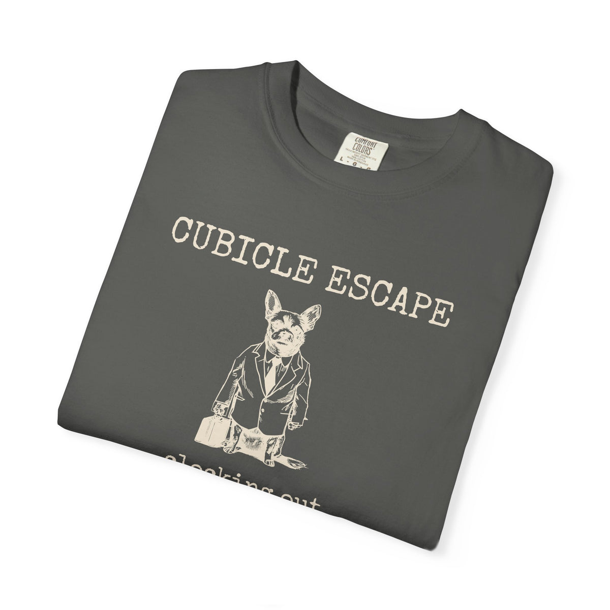 Dog Lover Work Shirt - Cubicle Escape Clocking Out to Walk My Dog